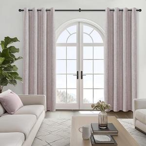 UNITECH  Blackout Curtains 2 Panels Beige W50". L54"