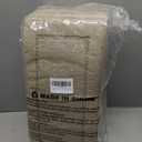 Non-Slip Stair Treads for Wooden Steps Indoor, 15 Pack 8" X 30" Edging Stair Rugs with TPE Backing, Carpet Stair Treads for Kids Elders & Pets, 100% Polyester Soft Stair Runners, Beige