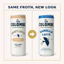La Colombe Coffee, Vanilla Draft Latte, 11 fl oz Cans (Pack of 12), Coffeehouse Quality Cold Brew, Specialty Grade Coffee Beans, Ready-to-Drink On-the-Go