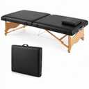 AceOrbit 73" x 33" Low Height Wide Folding Massage Table H16.5 to 24"