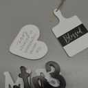 GENMOUS Farmhouse Kitchen Tiered Tray Decor Items Mini Set, Rustic Black and White Kitchen Counter Decor, Two Tiered Tray Kitchen Decor Set for Home Kitchen Dining Room Table Decoration