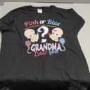 Pink Or Blue Grandma Loves You - Gender Reveal Baby Shower T-Shirt XL