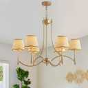 Modern Gold Farmhouse Chandelier