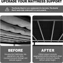 Heavy Duty Full Bunkie Board 54×75, Breathable Anti-Sag Mattress Support