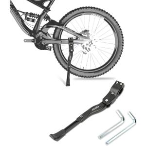 Bike Kickstand, Adjustable Aluminum Alloy Bicycle Support Kick Stand Fit for 22-29 Inch Mountain Bike/Road Bicycle/BMX/MTB/City Commuter Bike/Kids Bike/Sports Bike/Adult Bike/Road Bike (Normal)