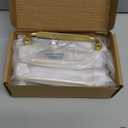 10 Pack 5 Inch Cabinet Pulls Brushed Gold Kitchen Cabinet Handles Zinc Alloy Drawer Pulls Solid Cabinet Hardware (5'' Hole Center(128mm))