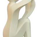 Znet3D Mother & Child Sculpture - Beautiful & Elegant Design (White)