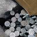 Nuenen 60 Pcs Metal Heavy Duty Stakes Landscape Anchoring Spikes Garden Edging Spikes for Artificial Turf Stakes, Paver Edging, Weed Barrier, Timber, Carpentry, Tent, Camping(12 Inch,Silver)