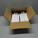 BagDream Gift Bags 100Pcs 5.25x3x8 Small Kraft Paper Gift Bags with Handles Bulk, White Paper Sacks for Wedding Birthday Party favor, Retail, Merchandise, Small Grocery