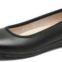Cvistpieo Ballet Flats Shoes for Women Dressy Casual Comfortable Lightweight Dress Shoes for Women Slip On Women's Flats Work Office Black Size 38/8