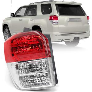 Huray Left Tail Light for Toyota 4Runner 2010 2011 2012 2013 [81561-35360] OE Tail Lamp Brake Light Replacement Driver Side
