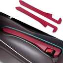 2PCS Car Seat Gap Filler - Car Seat Gap Filler Organizer for Holding Phone,Key,Purse - Universal Car Gap Filler Fits CCar Truck SUV Car Interior Accessories (Burgundy/2PCS)