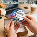 4 x Retirement Gift - Retirement Gifts for Women, Men - Retired Ornament - Retired Gifts for Coworker, Boss, Employee, Teacher, Nurse - Ceramic Christmas Ornament Keepsake - Christmas Tree Ornaments - B