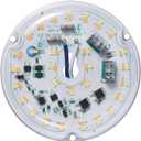 4 inch LED Retrofit Light Kit for Ceiling Fan Light Replacement Panel PCB 18W Color Temperature Adjustable 3000K 4500K 6000K 2200LM 120V CRI90 Dimmable