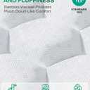 Dual Layer 4 Inch Full Size Mattress Topper, Memory Foam Mattress Topper