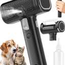 5-in-1 Cat Hair Brush & Gromming Rakes, Cat Steam Comb for Long or Short Haired Indoor Cats, Dog Hair Spritz Comb for Deshedding and Untangling, Pet Brush for Dog Kitten Rabbit Massage