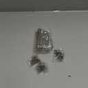 3 Pack Self Closing Door Hinges, 3.5 Inch Auto Closing Door Hinge with 5/8'' Radius Corners, Adjustable Tension for Garage, Front, Back Door, UL Listed, Left and Right Hand, Brushed Nickel