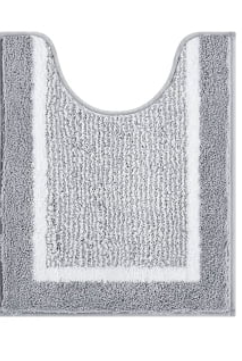 Home Weavers Fantasia Bath Rug 100% Cotton Non-Slip Bathroom Rug