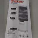 Turtle Fish Tank Filter, Low Level Waterfall Filter for Aquariums Fish Tank Turtle,4 Layers Turtle Filter