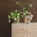 NuWallpaper x Society Social Brown Classic Faux Grasscloth Peel & Stick Wallpaper, SSS6010