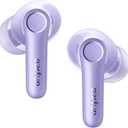 EarFun Air Pro 4 Adaptive Hybrid Noise Canceling Wireless Earbuds, Qualcomm Snapdragon Sound, aptX Lossless, 6 Mics AI CVC 8.0 Call, LDAC Hi-Res Audio, 52H Playtime, Bluetooth 5.4, Violet