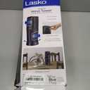 Lasko 12" Twist-Top 3-Speed Portable Tower Table Fan Widespread Oscillation for Bedroom, Office, Black, 4911