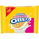 OREO Double Stuf Golden Sandwich Cookies, Party Size, 24.95 oz