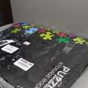 Puzzle Storage Folder for 1000 Pieces, Puzzle Frame Accessories for Puzzle Organizers and Storage, Large Capacity Jigsaw Puzzles Organizer Portable with 20 HD Film Pockets (Black)