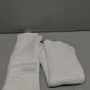 Yoofoss Muslin Burp Cloths for Baby 10 Pack 100% Organic Cotton Baby Washcloths for Boys Girls Large 20''X10'' Super Soft and Absorbent White