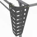 2 x 2 PCS Headboard Brackets for Metal Bed Frame, Attach Headboard to Bed Frame, Adjustable Bed Headboard Brackets, Compatible with 14,16,18 inches Headboards, Black