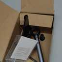 LISEN Cell Phone Stand Phone Holder for Desk Office Decor, Office Desk Accessories Gifts Women PC Gaming Essentials iPhone Stand Gadgets Men Fit OtterBox Case Switch iPad Air Tablet 4-10 in (BLACK)