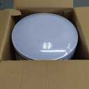 Hioasis 100pcs White Plastic Plates for Party - 7.5" Dinner Plates Disposable, Heavy -duty, Classy and Elegant for Wedding and Wedding