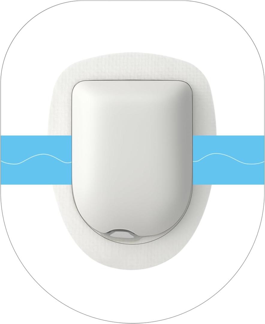 HONYOU 60Pack Omnipod 5 Overpatches Waterproof & Sweatproof, Pod Pals Omni Pod 5 Adhesive Overlay Hypoallergenic & Latex Free Omnipod 5 Adhesive Patches, Transparent