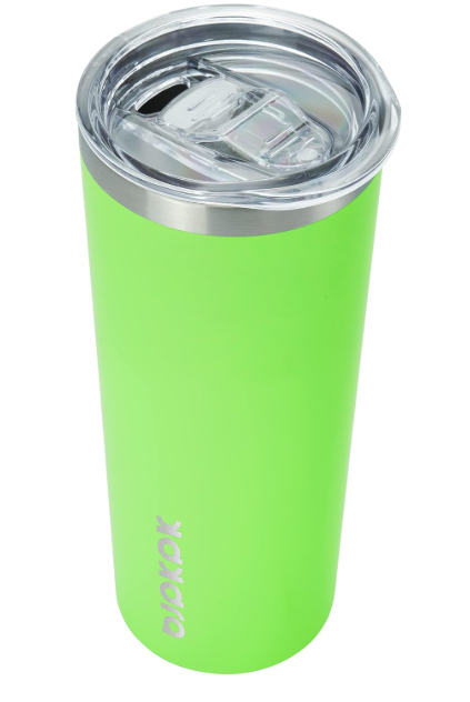 BJPKPK 20 oz Insulated Tumblers With Lid And Straw Travel Coffee Mug Tumbler Cup, Green
