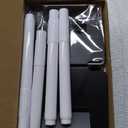 34 Pcs Plastic Basket Bin Label Clip on Removable Basket Label Clip with White Chalk Markers for Kitchen Pantry Storage Fabric Box Hanging Bin