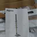 PEGZONE Vacuum Stand Compatible with Dyson G5 V15 V12 V11 V10 V9 V8 V7, S11 A10 A11, NEC180 280TL, Cordless Vacuum Holder with 8 Storage Hooks, Accessories & Attachments Organizer, White