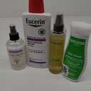 1.Eucerin Lotion 2. Natural Yoga Mat Cleaning Spray 3. Aveeno Body Oil 4.Weledab Lotion
