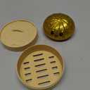 Dumpling Squishies, Glitter Dumpling, Glitter Dumplings Squishy with Box, Dumplings Sensory Squeeze Toy for Stress Relief Stretchy Desk Toys (Gold)