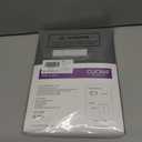 CUCRAF Sheer Curtains Panels for Living Room Bedroom Short Window Semi Treatment Drapes Voile Rod Pocket,Set of 2 (54 x 63 inches Long,Grey)