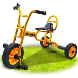 Kids Tricycle for Ages 3+, Preschool Daycare Playground Kids Balance Bike, Home Toddler Trike with Bell and Rubber Wheels, Boys and Girls Indoor/Outdoor Play Equipment