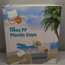 Turbo Bee 1000 Pack 16oz Plastic Cups,Disposable Clear Drinking Cups,Hot and Cold Drink Container for Water, Juice, Soda,Coffee