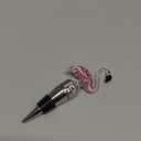 Cheers Elegant Flamingo Glass Wine Stopper - Tropical Bar Accessories, Perfect Decor and Gift for Him or Her