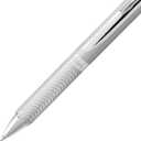 Pentel Energel Alloy Retractable Liquid Gel Pen, (0.7mm) Medium Line, Silver Barrel, Black Ink, 1 Pack (BL407BP)