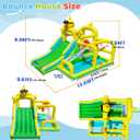 Duck Bounce House with Extra Wide Slide, Climb Wall & 2in1 Pool
Jumping House for Toddlers with Wide Climbing Wall, Basketball Hoop, Ring Toss, and Punching Bag for Indoor/Outdoor Play