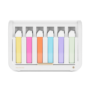 6 IN 1 Roll on Waxing Heater, Wax Warmer for RollOn Cartridges, MultiCartridge Warmer Wax Machine for SPA, Salon or Home Use