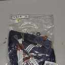 DISAUR Boy Formal Suits Wedding Outfit Long Sleeve Button Down Dress Shirt Bow Tie Suspender Pants Gentleman for 5-9 Years (Blue/Navy Blue)