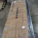 Feonase Queen Size Lift Up Storage Bed Frame, Velvet Upholstered Platform Bed Frame with Wingback Headboard, Hydraulic Storage, No Box Spring Needed, White