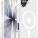 for iPhone 17 Case [Compatible with MagSafe] [2X Screen Protectors] [Military Grade Drop Tested] Heavy Duty Magnetic Phone Case for iPhone 17 6.3",White