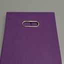 ShellKingdom Storage Bins, Foldable Fabric Storage Cubes And Cloth Storage Organizer Drawer with Metal Handle For Closet And Toys Storage, 11 X 10.5 X 10.5 INCH, 2 Pack (Purple)