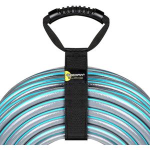 Water Hose Storage Straps (2 Pack) for 50-150 ft Garden & Pool Hose Storage